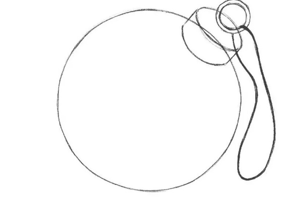 Schritt für Schritt einen Ball mit Bleistift und Schatten zeichnen