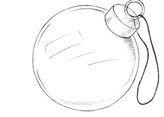 Schritt für Schritt einen Ball mit Bleistift und Schatten zeichnen
