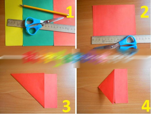 Angoli per i libri di testo. Come realizzare un diagramma con la carta