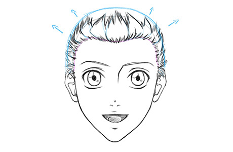Anime-Frisuren für Mädchen. Wie man mit langen, kurzen und mittellangen Haaren zeichnet