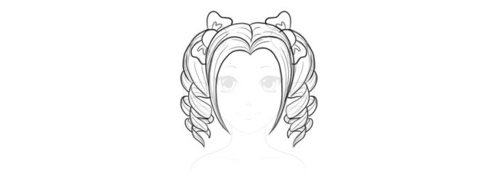 Anime-Frisuren für Mädchen. Wie man mit langen, kurzen und mittellangen Haaren zeichnet