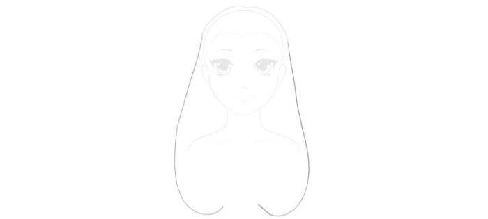 Anime-Frisuren für Mädchen. Wie man mit langen, kurzen und mittellangen Haaren zeichnet