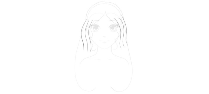 Anime-Frisuren für Mädchen. Wie man mit langen, kurzen und mittellangen Haaren zeichnet