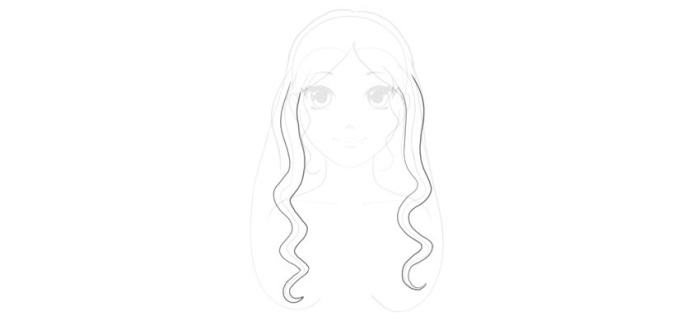 Anime-Frisuren für Mädchen. Wie man mit langen, kurzen und mittellangen Haaren zeichnet