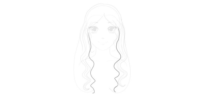 Anime-Frisuren für Mädchen. Wie man mit langen, kurzen und mittellangen Haaren zeichnet