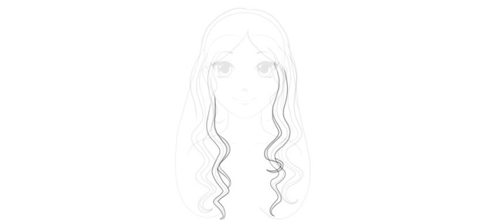 Anime-Frisuren für Mädchen. Wie man mit langen, kurzen und mittellangen Haaren zeichnet