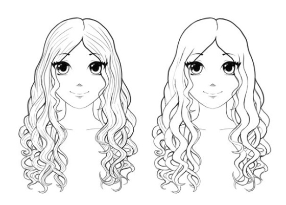 Anime-Frisuren für Mädchen. Wie man mit langen, kurzen und mittellangen Haaren zeichnet