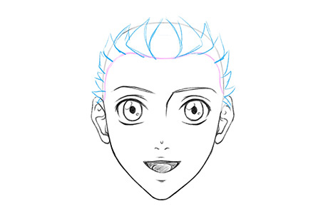 Anime-Frisuren für Mädchen. Wie man mit langen, kurzen und mittellangen Haaren zeichnet