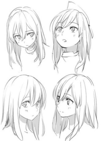 Anime-Skizzen für Anfänger: Jungs, Mädchen