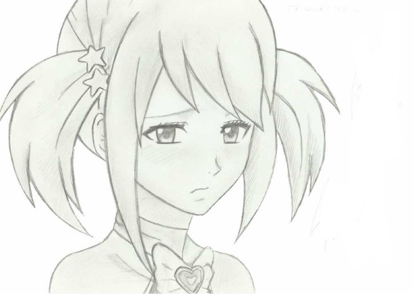 Anime Tian zum Skizzieren mit Bleistift für Anfänger