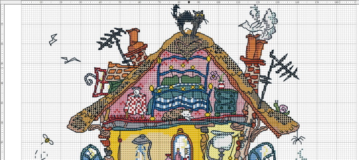 Bothy Threads-Sets, Kreuzstichmuster
