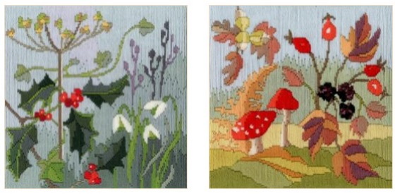 Bothy Threads-Sets, Kreuzstichmuster