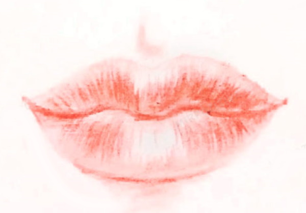 Lippen zeichnen mit Bleistift Schritt für Schritt für Anfänger