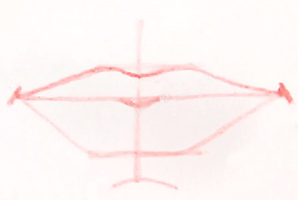 Lippen zeichnen mit Bleistift Schritt für Schritt für Anfänger