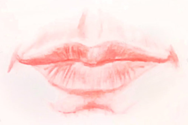 Lippen zeichnen mit Bleistift Schritt für Schritt für Anfänger