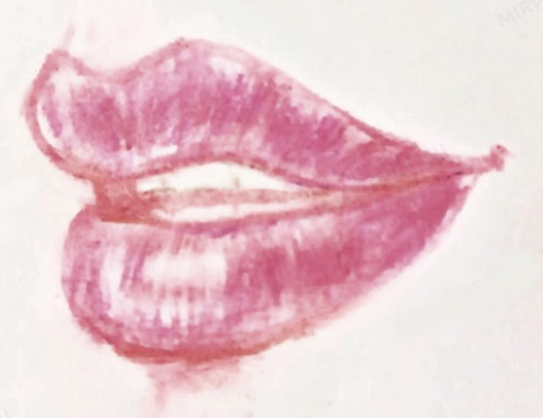 Lippen zeichnen mit Bleistift Schritt für Schritt für Anfänger