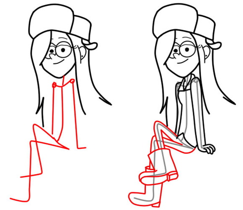 Disegni facili da schizzi di Gravity Falls