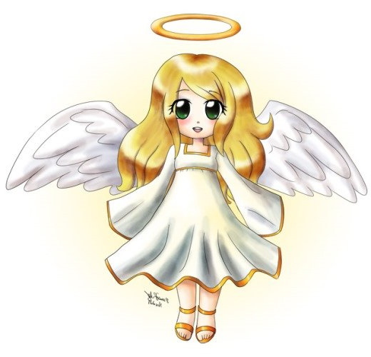 Zeichnungen zum Kopieren von Anime-Dämonen und Engeln
