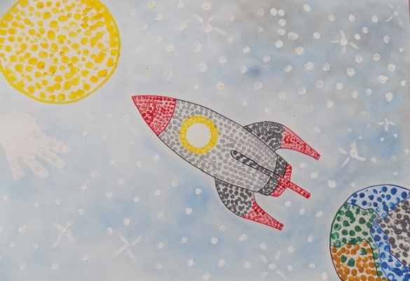 Bilder zum Thema Weltraum für Vorschulkinder
