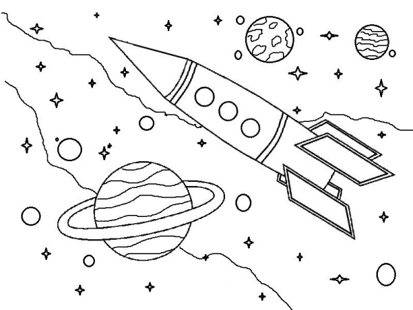 Bilder zum Thema Weltraum für Vorschulkinder