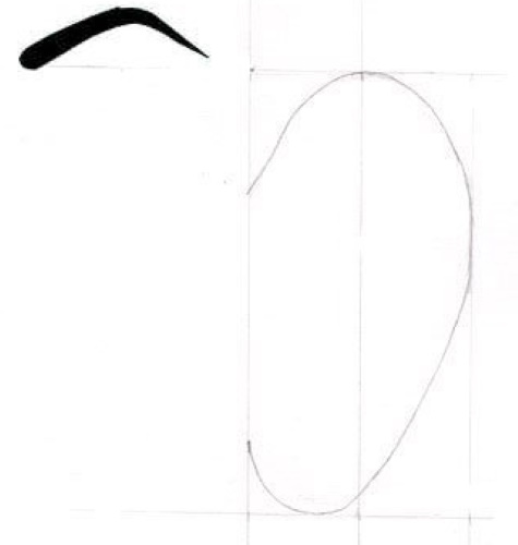 Orecchio - disegno passo dopo passo per bambini con matita