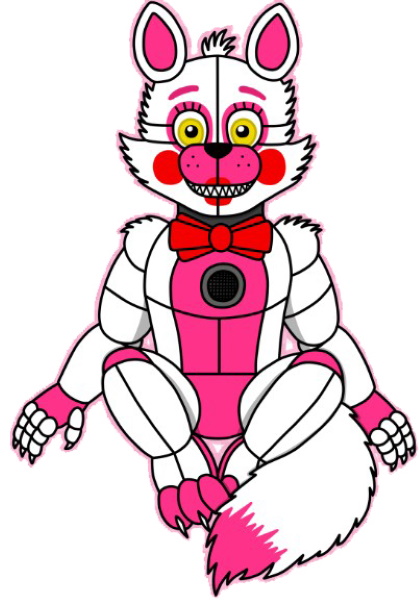 Fnaf-Künste zum Kopieren. Einfache Bilder