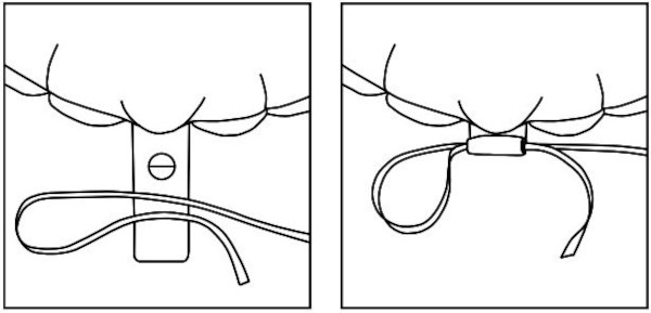 Folienballon: Luft ablassen, aufblasen, zubinden zu Hause
