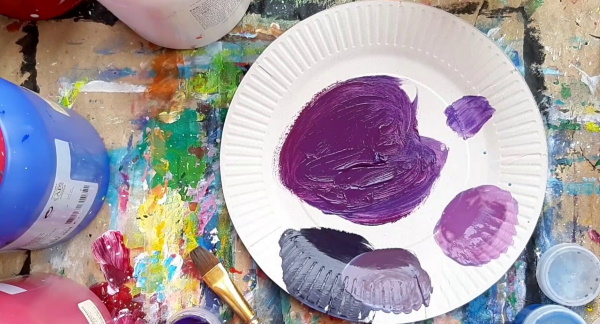 So mischen Sie Lila aus Acryl-, Öl-, Gouache- und Aquarellfarben