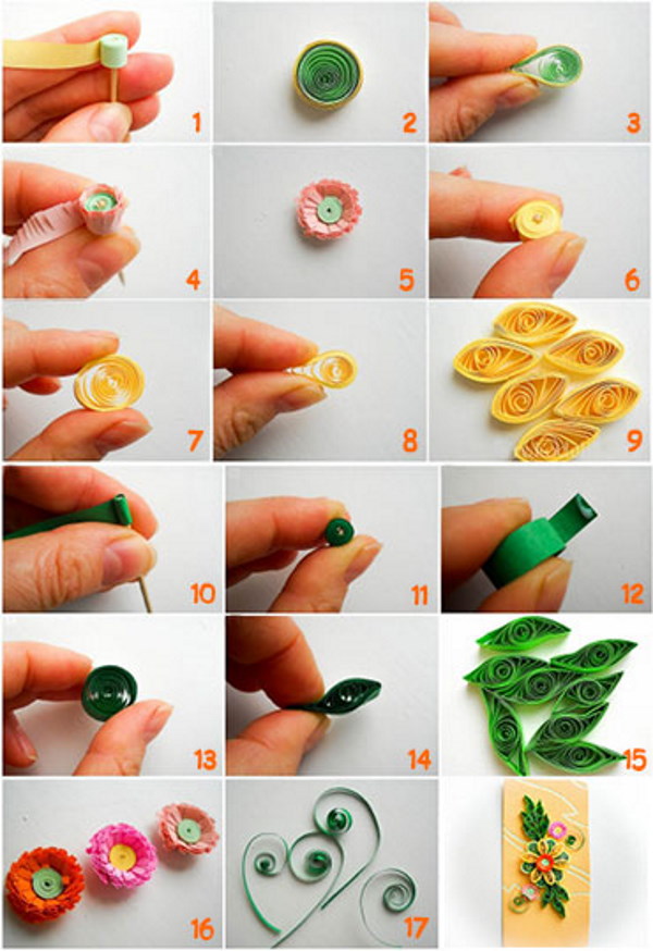 Quilling für Anfänger. Schemata mit Beschreibung, Fotos