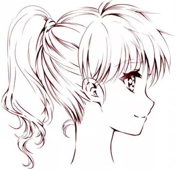 Disegno a matita di un volto di profilo passo dopo passo per principianti