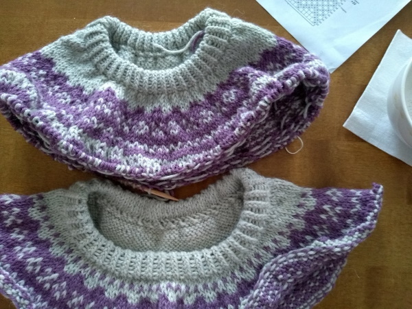 Lopapeysa. Strickmuster mit Beschreibungen mit Stricknadeln von oben nach unten, für Kinder, Männer, Meisterkurse