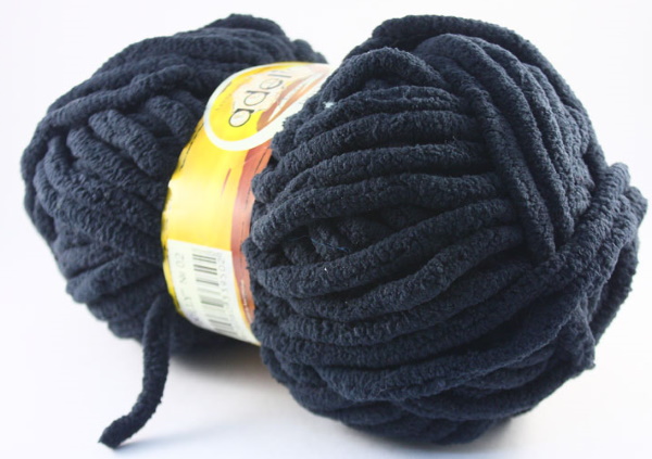 Filato spesso per una coperta lavorata a maglia grossa