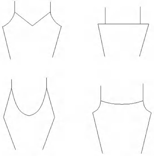 Nachthemd im Dessous-Stil. Muster