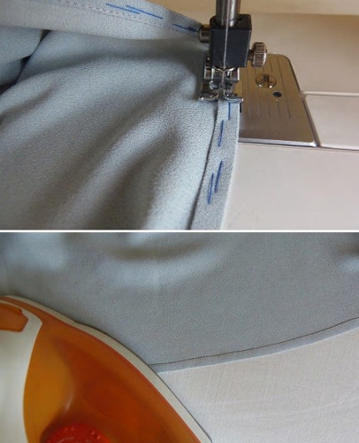 Nachthemd im Dessous-Stil. Muster