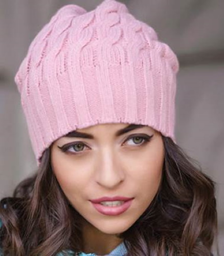 Beanie-Mütze gestrickt. Strickanleitungen, Modelle für Damen