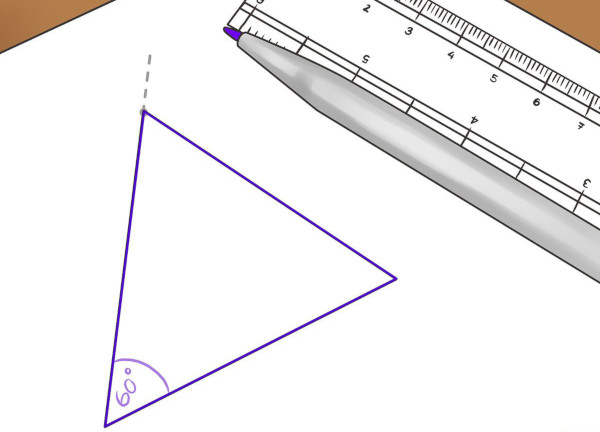 Tetraeder aus Pappe. Schema, Schritt für Schritt, Vorlage