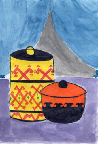 Baschkirische Ornamente und Muster, Schablonen, Bilder für Kinder