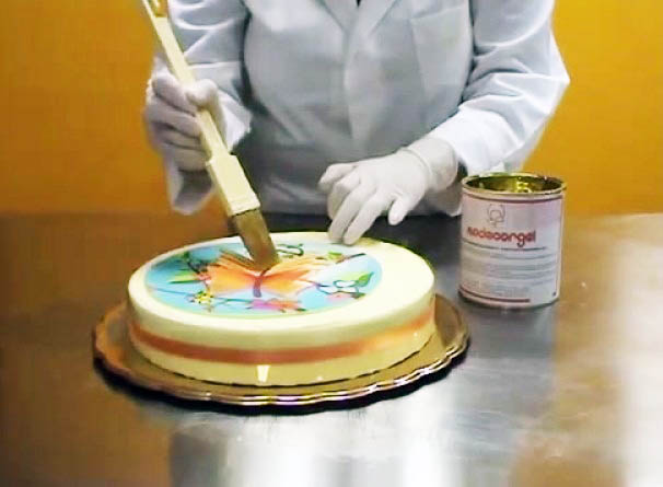 Foto eines Mädchens im Pin-Up-Stil für einen Kuchen. Beispiele