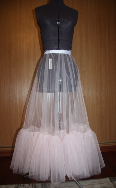 Wie man mit eigenen Händen einen Petticoat aus Tüll für einen Sonnenrock, einen Halbsonnenrock näht