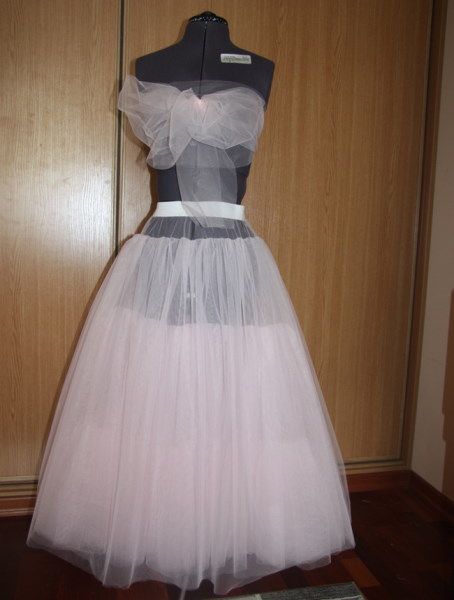 Wie man mit eigenen Händen einen Petticoat aus Tüll für einen Sonnenrock, einen Halbsonnenrock näht