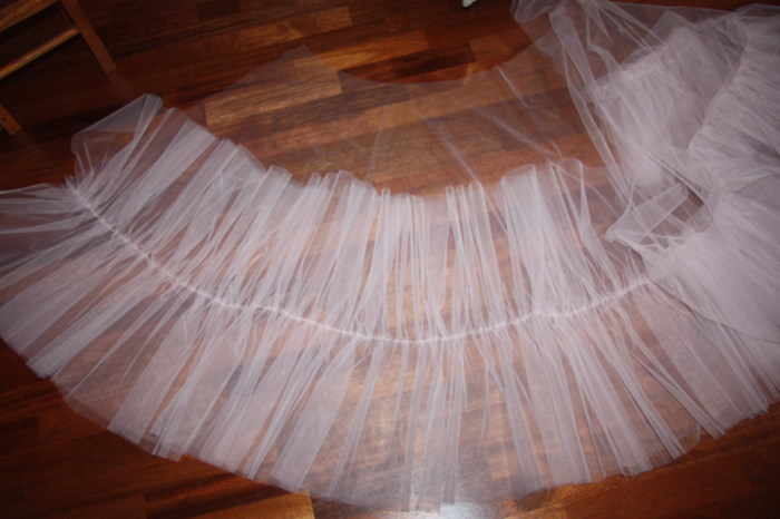 Wie man mit eigenen Händen einen Petticoat aus Tüll für einen Sonnenrock, einen Halbsonnenrock näht