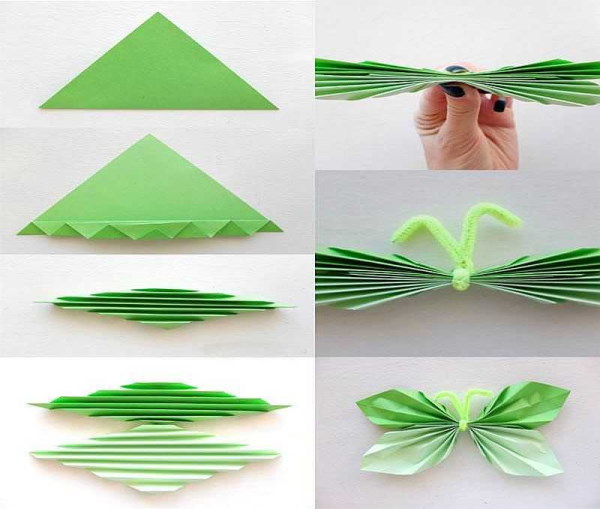 So schneidet man einen Schmetterling aus Papier aus. Vorlagen, Schablonen