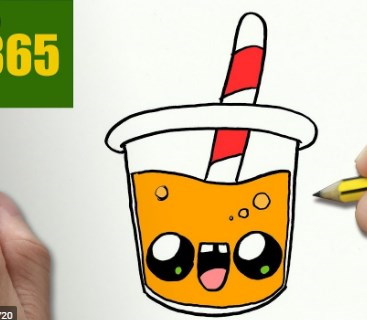Kawaii, Kawaii-Zeichnungen zum Kopieren 365: Mädchen, Essen, soziale Netzwerke
