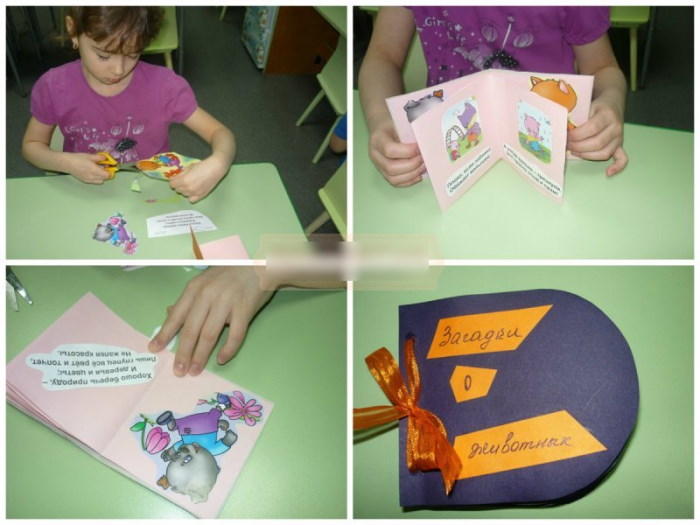 So erstellen Sie mit Ihren eigenen Händen ein Babybuch für den Kindergarten