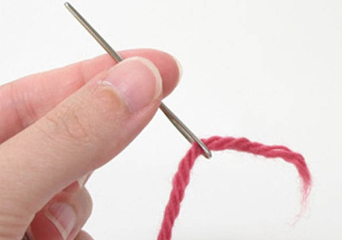 Matratzenstich beim Stricken. Schritt-für-Schritt-Anleitung