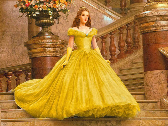 DIY Belle-Kleid aus „Die Schöne und das Biest“ für Mädchen