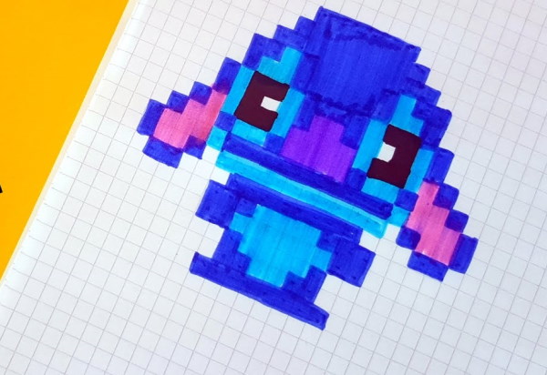 Zeichnungen von Zellen Stich klein, leicht in einem Notizbuch, Notizblock
