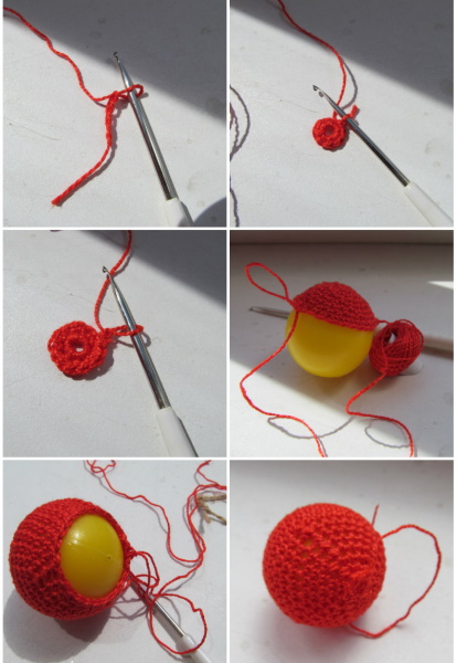 Schleuderperlen gehäkelt. DIY-Diagramme und Beschreibungen für Kinder