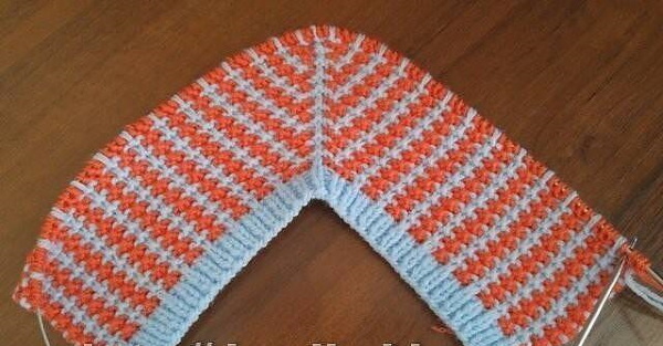 Gestrickte Hausschuhe für Anfänger Schritt für Schritt mit Beschreibung