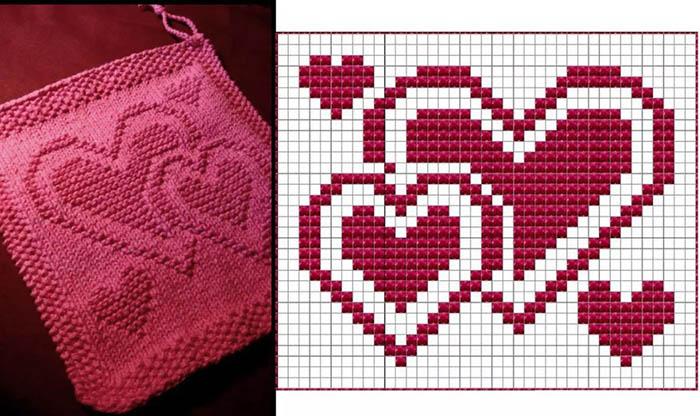 Schattenmuster stricken. Schnittmuster und Beschreibung für eine Decke, einen Pullover, einen Pulli